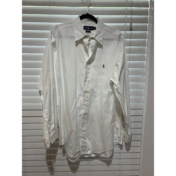 Ralph Lauren Button Up‎ Dress Shirt - Size 17 - Picture 1 of 4